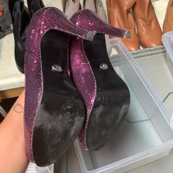 AX Sparkle Heels, size 8.5 - Picture 3 of 4